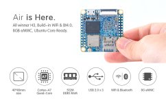 NanoPi Neo Air Sada s Chladičem - ARM Deska 40x40mm