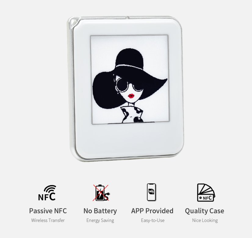 NFC-Powered e-Paper Displej