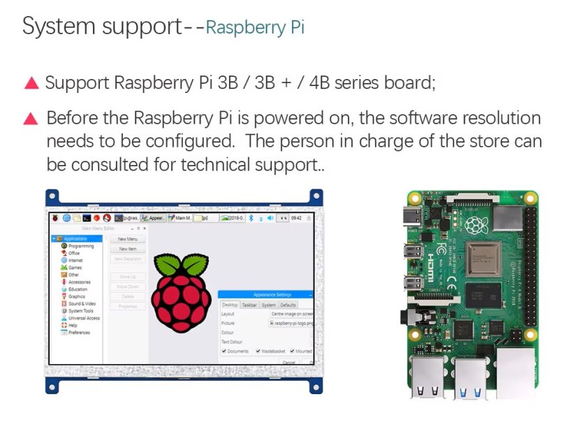 7" IPS 1024x600 HDMI LCD Display Module for Raspberry Pi | WKS70WSV023