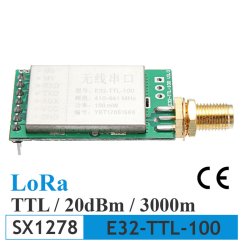 E32-TTL-100 SX1278 20dBm TTL 3km LoRa