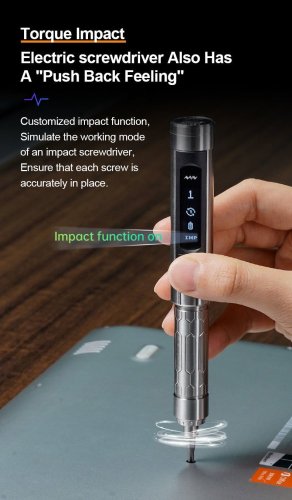 Inteligentní elektrický šroubovák MINIWARE ES15s s řízením pohybu