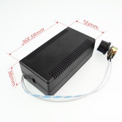PWM Regulátor otáček pro stejnosměrné DC motory 12V-50V 40A s kabelem