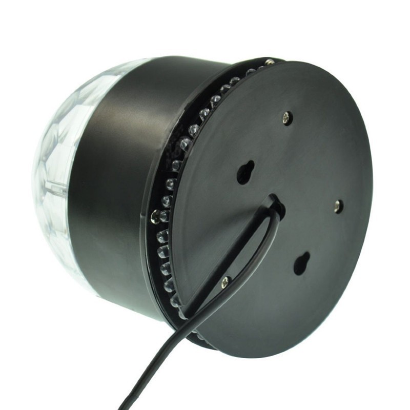 RGB LED Crystal Ball ES-01 - Rotating Disco Light