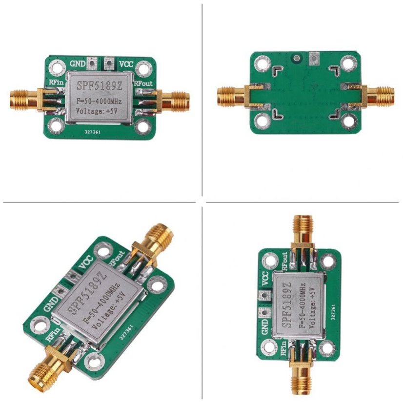 SPF5189 Zesilovač signálu RF 50-4000MHz LNA Deska HF VHF/UHF Ham Radio