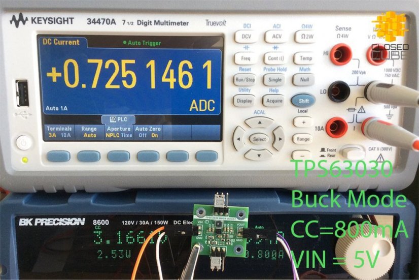 TPS63030 Buck-Boost Converter s vysokou účinností