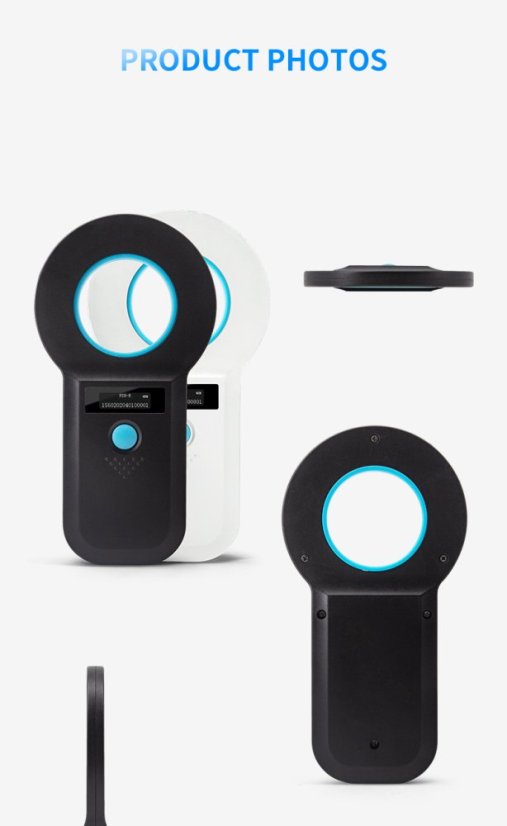 W90B FDX-B Animal Microchip Reader with Wireless USB HID