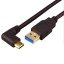 USB-C M - USB 3.0-A M OTG kabel, 0.25m