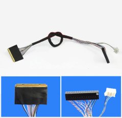 I-PEX 20455-050E Kabel 50pin 2ch 8bit LVDS 250mm