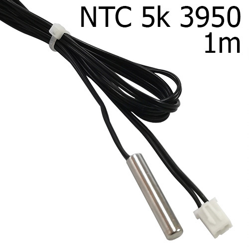 NTC 5K 3950 Teplotní čidlo s vodotěsným konektorem 1m