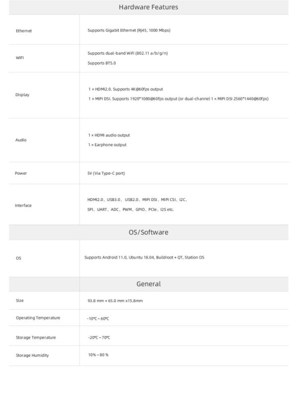 Firefly Station M2 - Kompaktní mini počítač - Model: 2GB/32GB eMMC