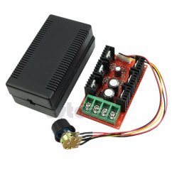 PWM Regulátor otáček pro stejnosměrné DC motory 12V-50V 40A s kabelem