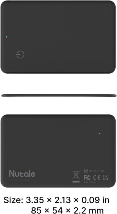 Nutale Air Card E F15X - Bluetooth tracker pro Find My