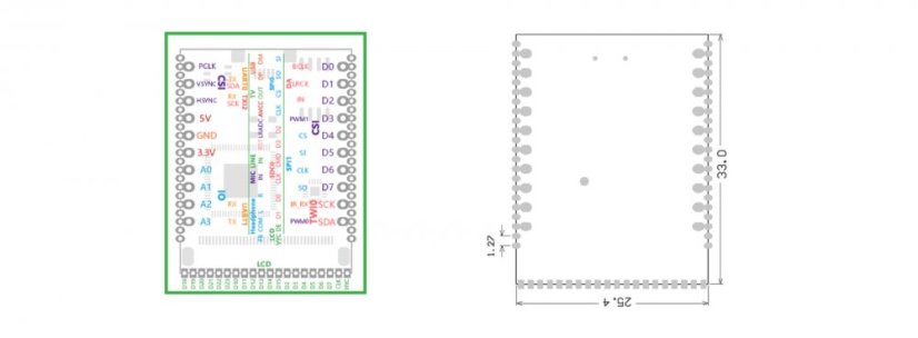 Lichee Nano ARM926EJS SoC vývojová deska - 16M paměť