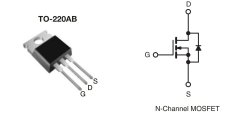 Tranzistor IRF740 N-MOSFET 400V, 10A, 125W, 0.55R TO220 - Originálne