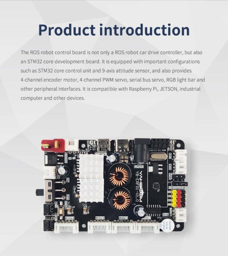 YB-ERF01 ROS Řídicí Deska Robota s STM32F103RCT6