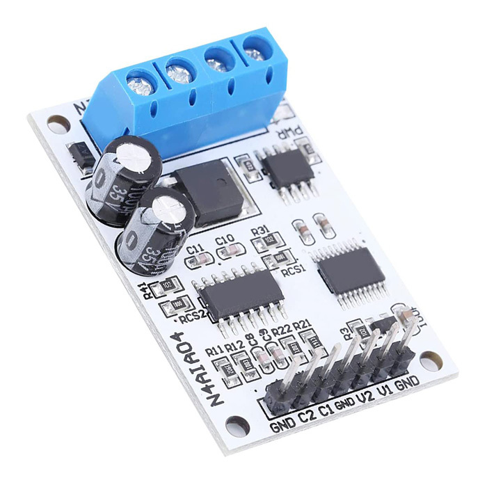 N4AIA04 DC 12V 4-20mA 0-5V 0-10V Module for Voltage Signal Acquisition RS485 Modbus RTU