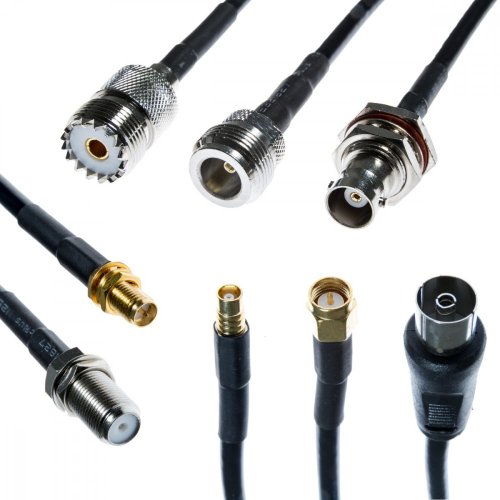 SMA Kabel Nooelec - 8-dílná Připojovací Sada RF Kabelů