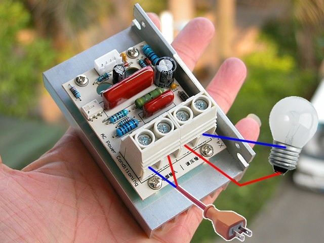 Digitální regulátor otáček pro AC motory 220V 10000W 40A