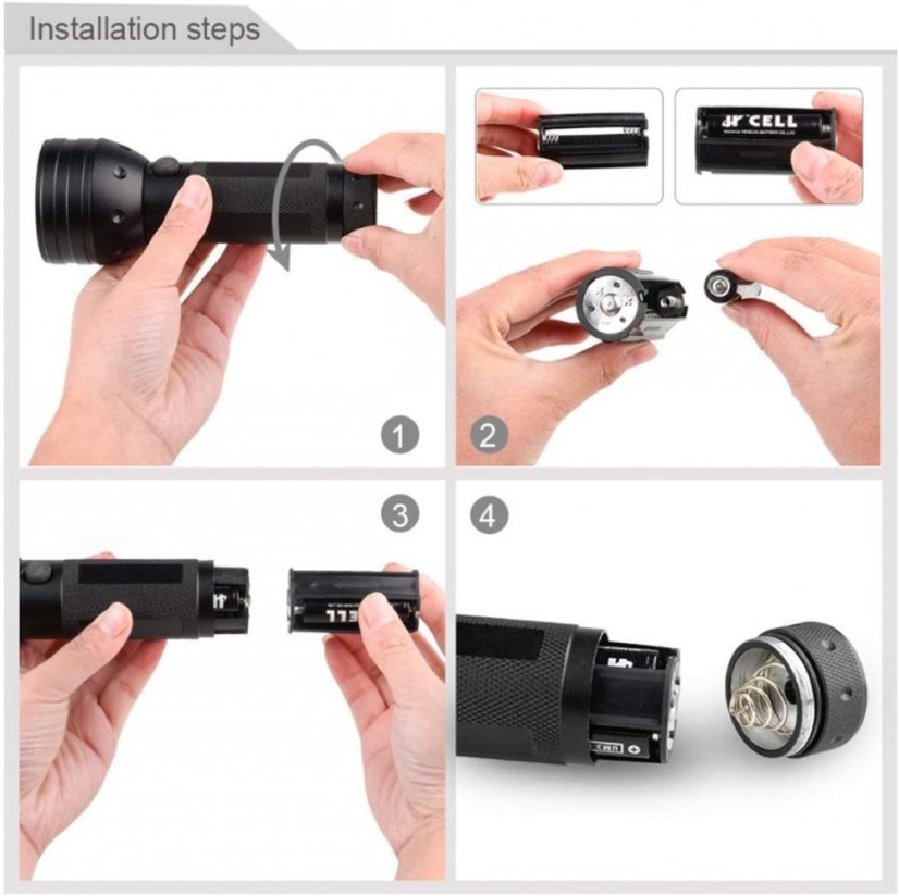 UV LED svítilna SV051 51 - 5W