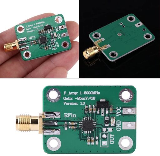 AD8318 RF Logaritmický Detektor 70dB, 1-8000MHz