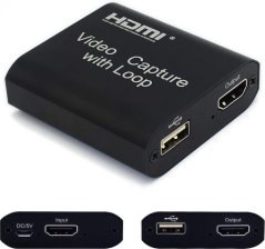 HDMI na USB Převodník s Loop a Capture funkcí