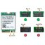 RTL8852BE M.2 NGFF WiFi6 Karta