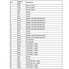 I-PEX 20453-040T-11 1ch 8bit LVDS Cable 500mm
