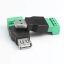 USB A na svorkovnici 5pin, šroubová svorka, adapter