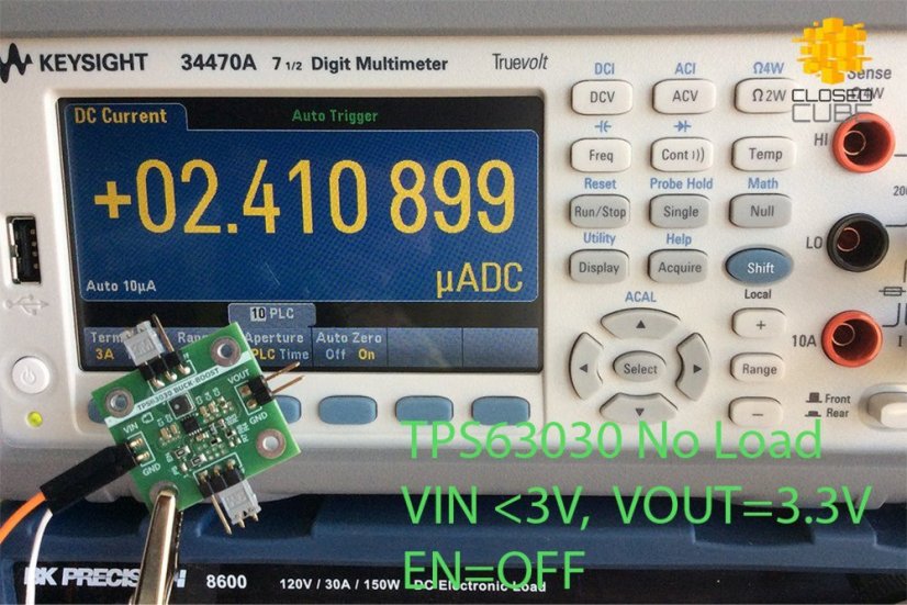 TPS63030 Buck-Boost Converter s vysokou účinností