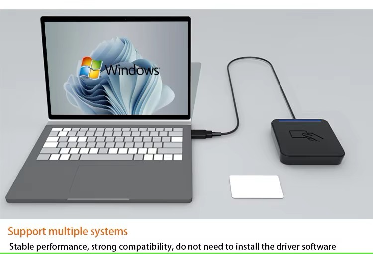 A6 Dual-Frequency RFID Card Reader