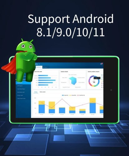 WA1388T 13.3" Průmyslový Tablet s Dotykovým Displejem a Android 11