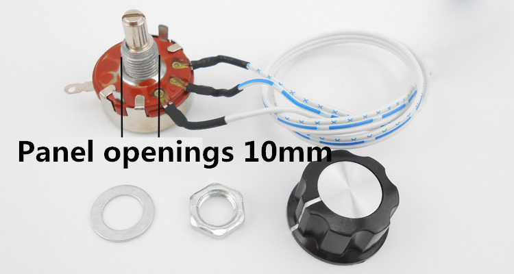 Potenciometr 10K Ohm lineární WH118-1A s XH2.54 konektorem