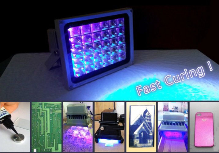 365nm UV LED Lampa na Vytvrzování