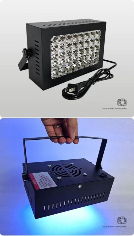 100W UV LED lampa pro vytvrzování lepidla