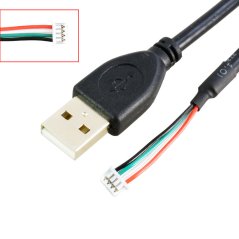 USB 2.0 Kabel k PCB, 30 cm, 4P