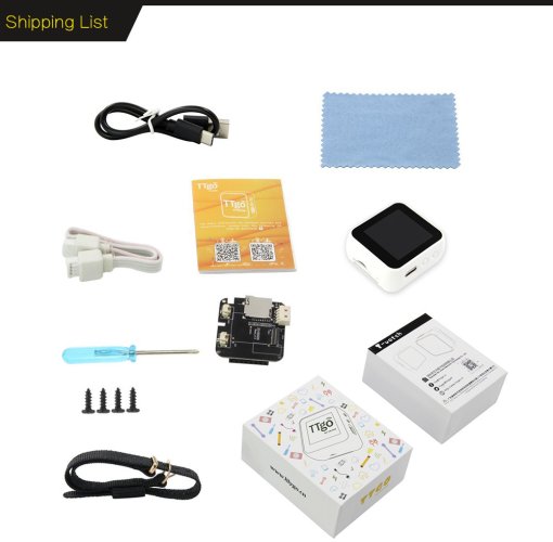 LILYGO® TTGO T-Watch-N - Programovatelné hodinky s ESP32 a dotykovým displejem