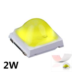 2W UV SMD 5054 LED diode 365+395nm