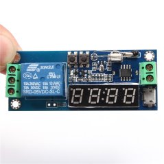 ICSE002A Programovatelný Časovač s Relé a Zpožděním 7-18V