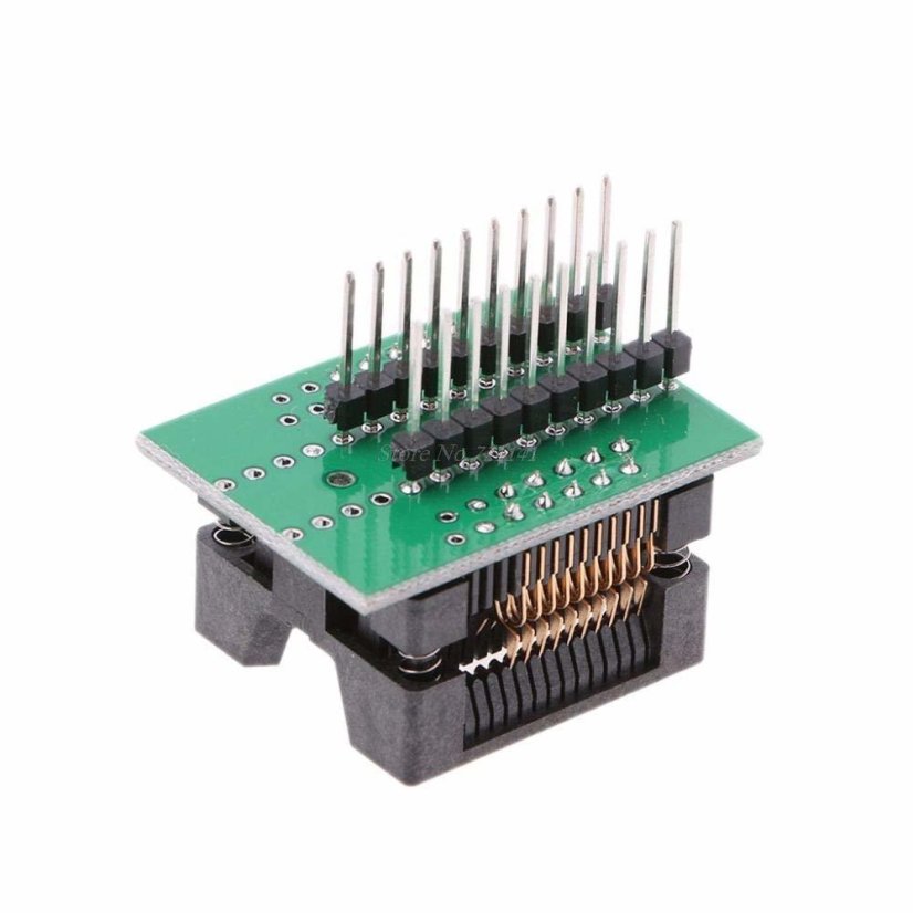 Adaptér pro SMD 28 pin SOP28 na DIP28 OTS-28-1.27-04