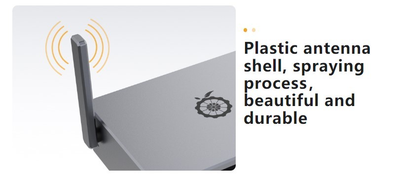 Kryt pro vývojovou desku Orange Pi 5 Plus s anténami
