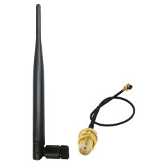WiFi 2.4GHz 6dBi Antenna + 20cm u.FL Cable Kit