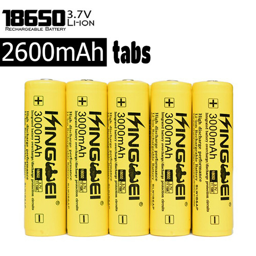 UltraFire 2600mAh 3.7V 18650 NCR Li-ion Battery with Tabbed Leads