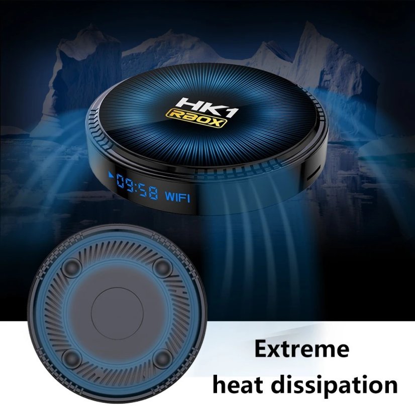 TV Box HK1 RBOX W2 S905W2 s Androidem 11