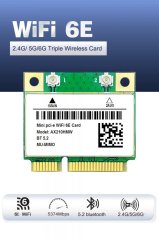 Intel AX210 WiFi 6E mini PCIe karta