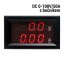 Digital Ammeter/Voltmeter YB27VA 0-100V DC - Rated load current: 100A