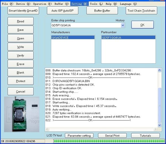 RT809H EMMC-NAND FLASH Univerzální Programátor se 12 Adaptéry
