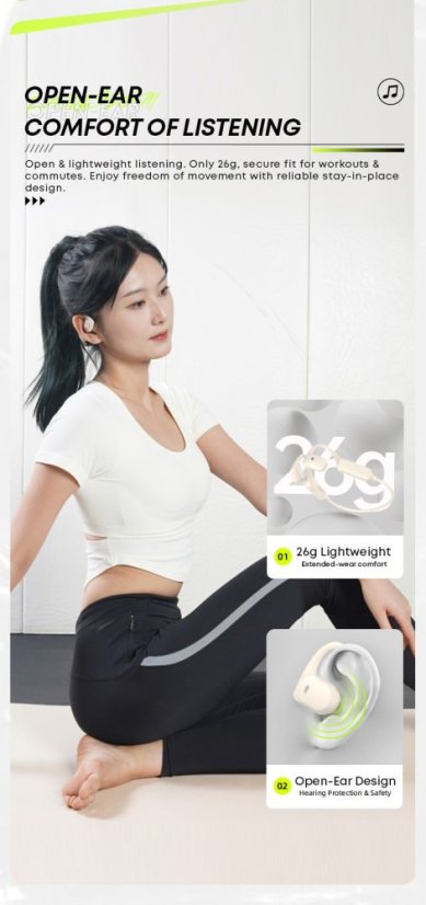 AirWave BE10 Open Headphones for Sports