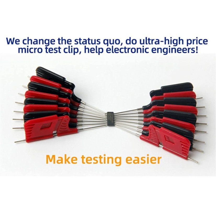 SDK08 - 10 universal clips for chip testing and IC programming