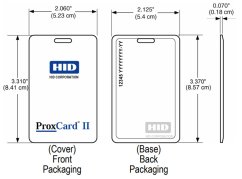 Bezkontaktní HID ProxCard II 1386 karta - zabezpečený prístup