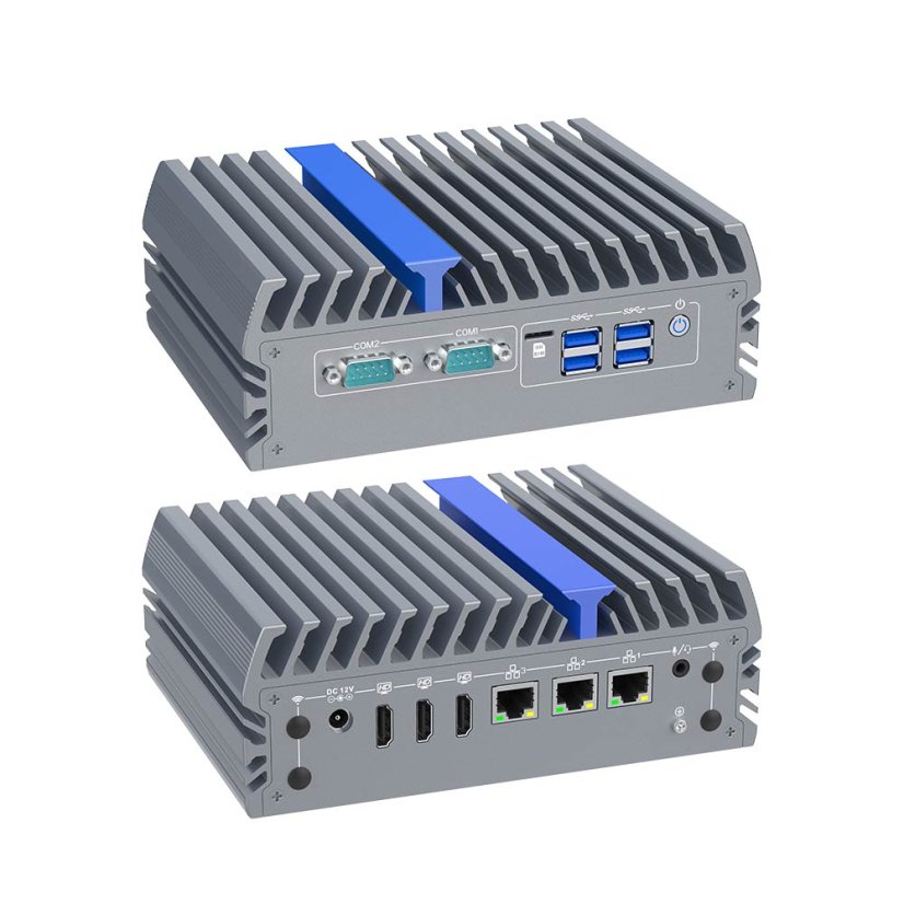 IEXP-502 průmyslové PC, Intel Core i3/i5/i7, 3× HDMI, 2.5G LAN